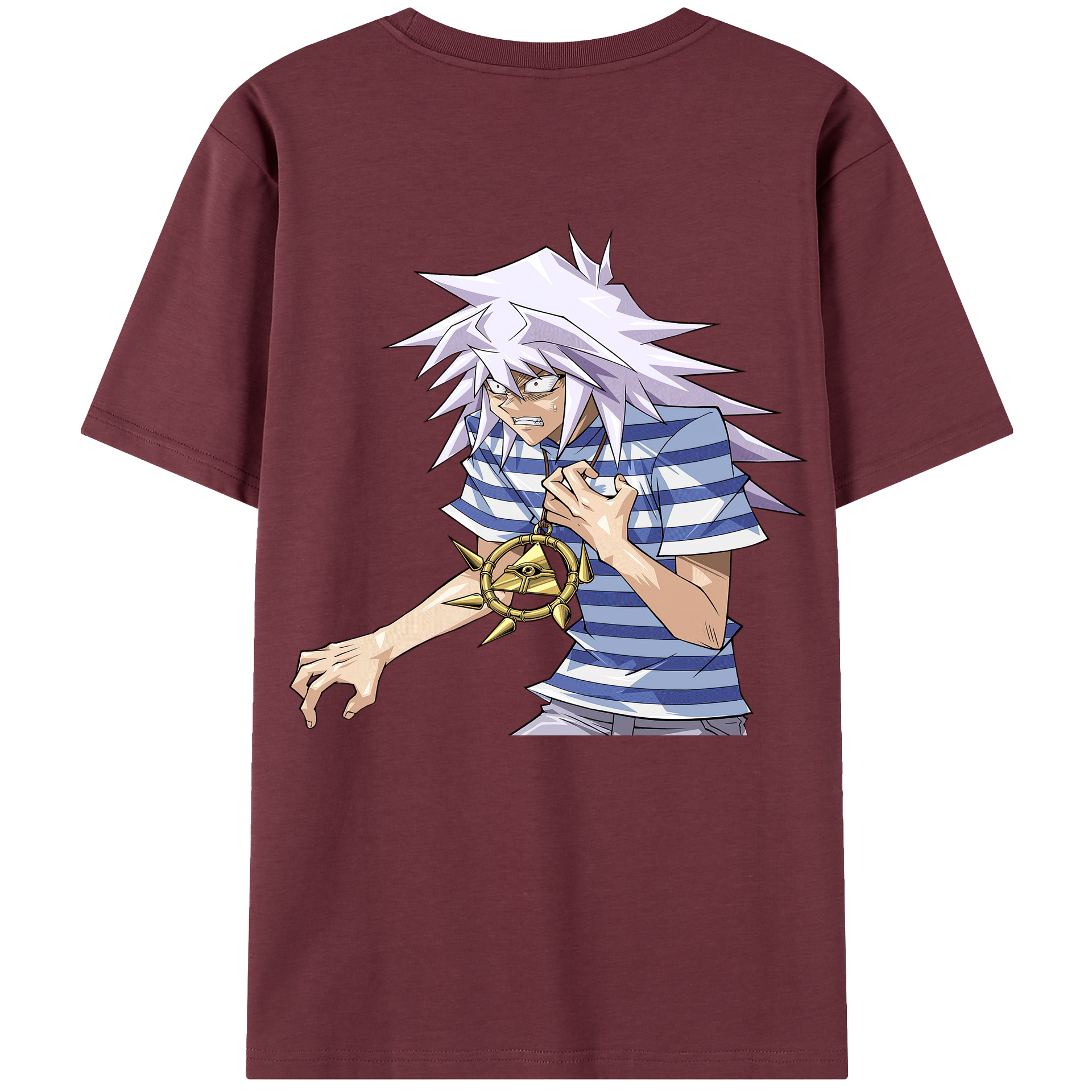 （画像用） 遊☆戯☆王 Yu-Gi-Oh! 綿100％半袖Tシャツ（背面プリント）